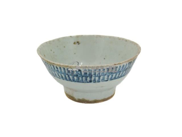 青花印花紋瓷碗藏品圖，第1張