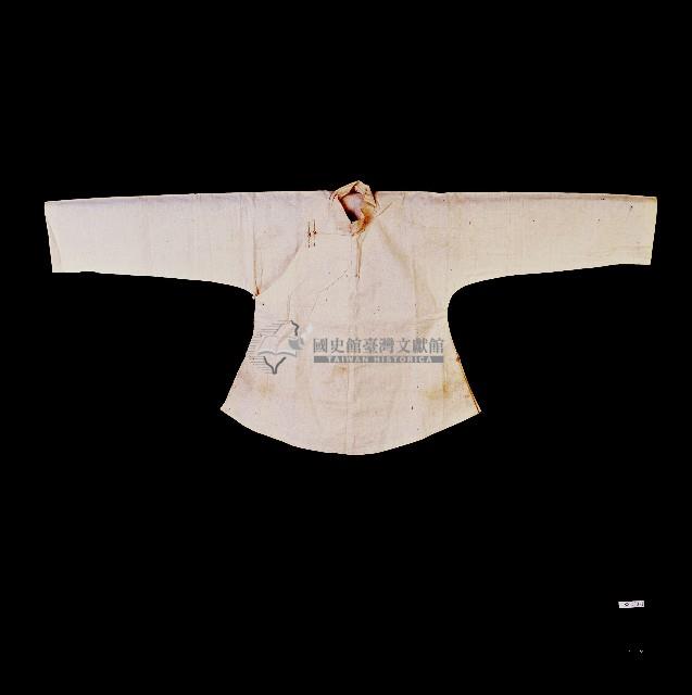 臺灣漢人族群女性白色立領大襟衫藏品圖，第1張