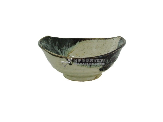 白地藍釉凹型碗藏品圖，第1張