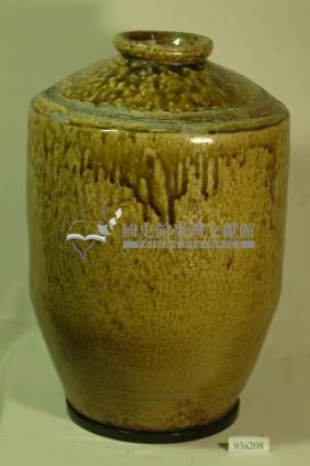 棕褐釉窄口直壁式陶甕藏品圖，第1張