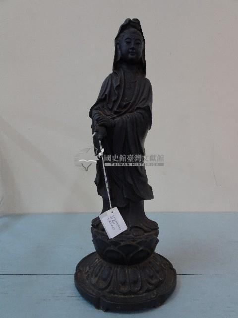 銅製觀音菩薩神像藏品圖，第1張