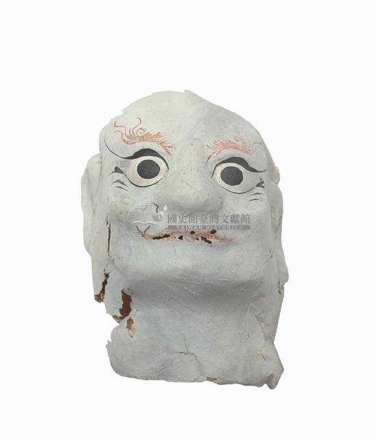 紙紮人臉孔紙糊面具藏品圖，第1張