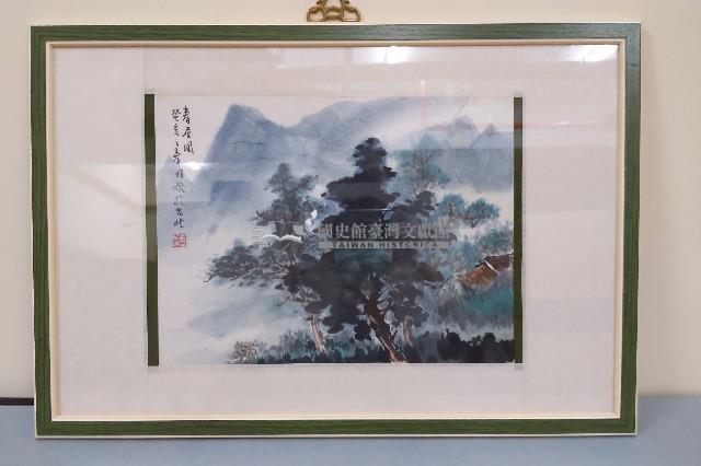 癸亥年黃昭雄彩繪春居圖之畫作藏品圖，第1張