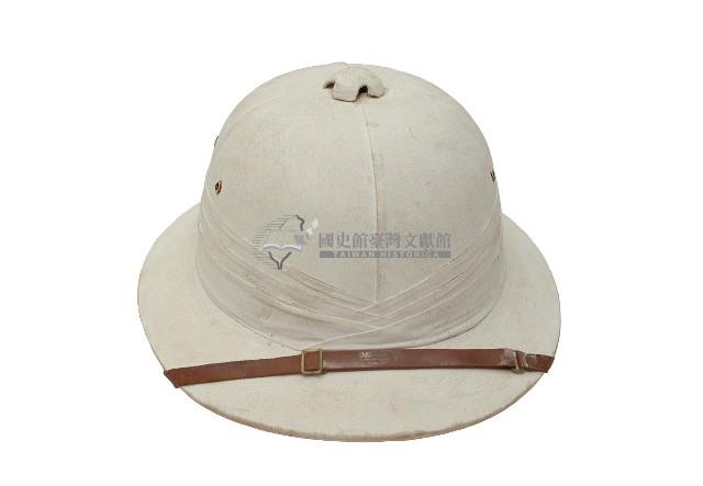 臺灣漢人族群白公事帽藏品圖，第1張