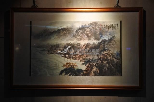 2000年黃昭雄彩繪寶島北海濱寫生一曲之山水畫作藏品圖，第1張