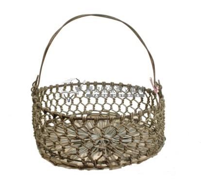 提梁鐵絲編織籃藏品圖，第1張