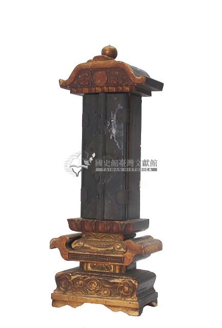 木製日式神主牌位藏品圖，第1張