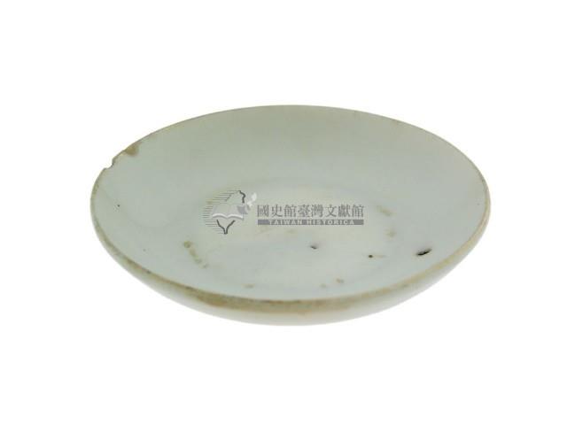 帶款白瓷碟藏品圖，第1張