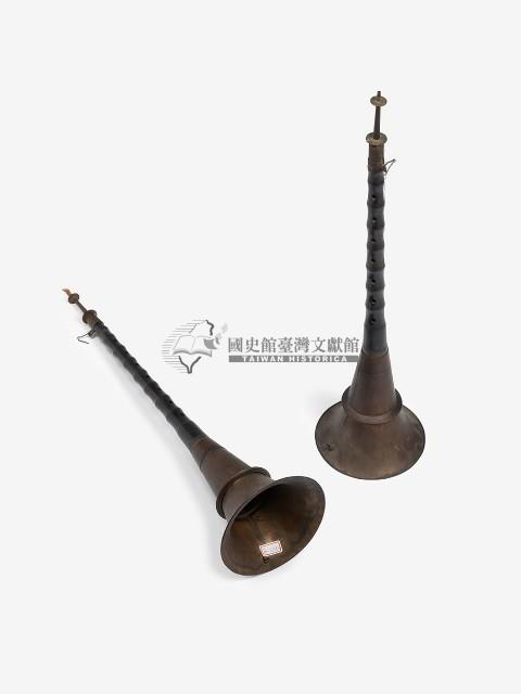 金屬製哨吶一對藏品圖，第1張