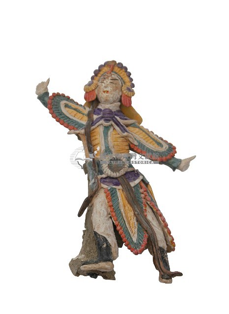 舞蹈女性交趾陶藏品圖，第1張