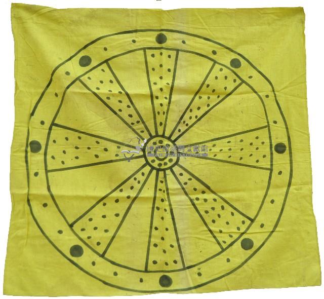 豫劇黃色布幔藏品圖，第1張