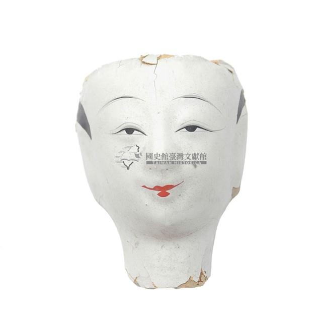 紙紮人臉孔紙糊面具藏品圖，第1張