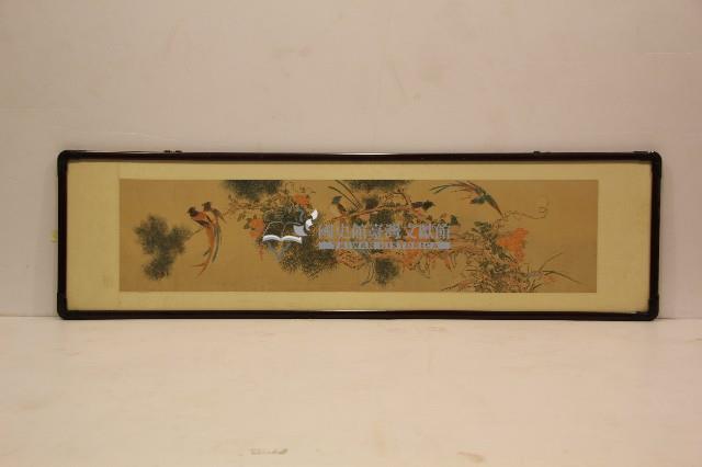 彩繪花鳥國畫畫作藏品圖，第1張