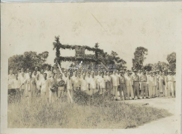 彰化八卦山溫泉開工典禮老照片藏品圖，第1張