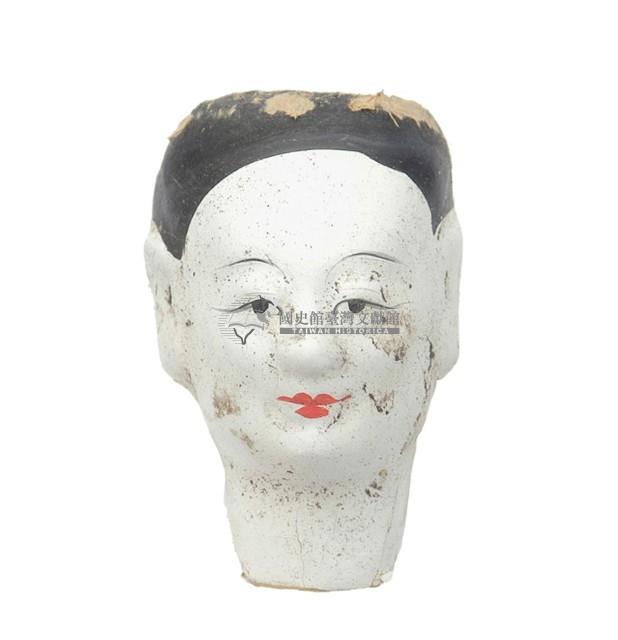 紙紮人臉孔紙糊面具藏品圖，第1張
