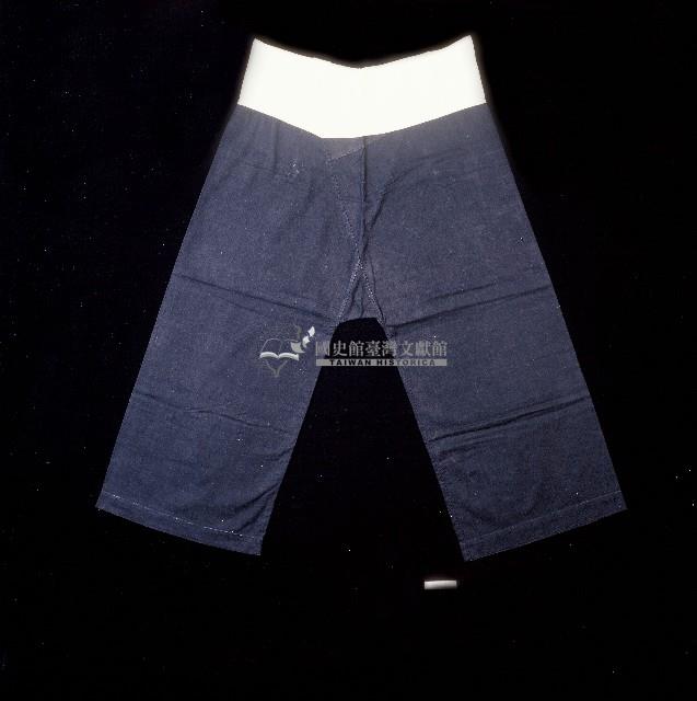 臺灣漢人族群男性黑色大襠褲藏品圖，第1張