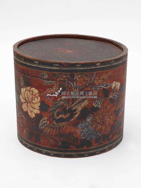 木製彩繪針線盒藏品圖，第1張