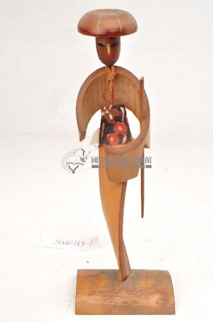 木製人形藝術擺飾藏品圖，第1張