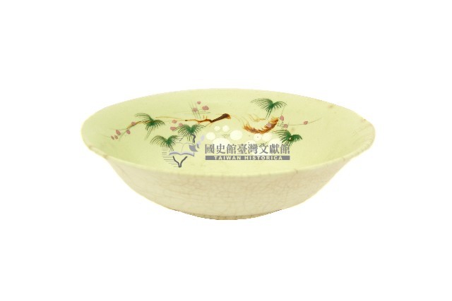 釉上彩折枝花卉紋大碗藏品圖，第1張