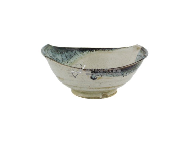 白地藍釉凹型碗藏品圖，第1張