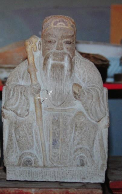 石雕土地公像藏品圖，第2張