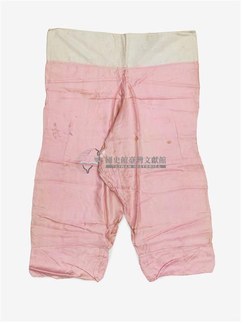 粉紅色素面長褲藏品圖，第1張