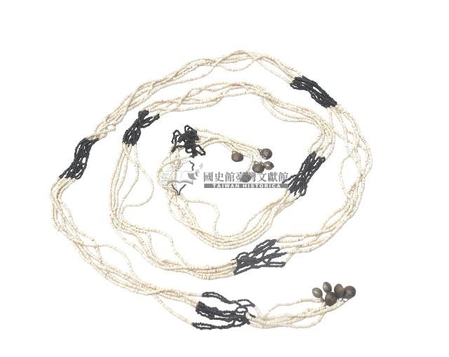黑白貝珠鈴鐺飾項鍊藏品圖，第1張