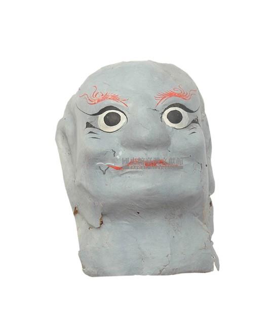 紙紮人臉孔紙糊面具藏品圖，第1張