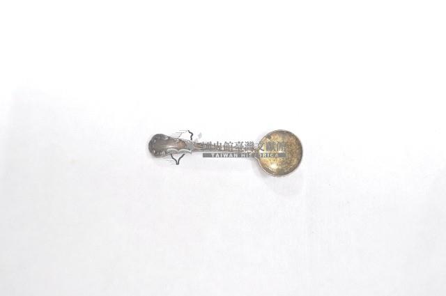銀質府徽紋圓口小型湯匙藏品圖，第1張