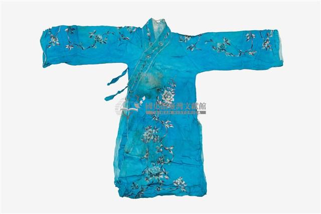 淺藍色長擺戲服藏品圖，第1張