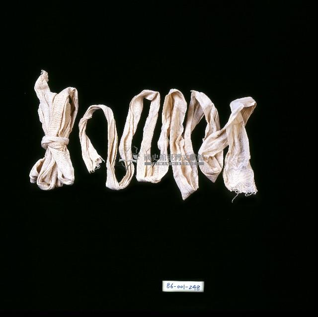 素面纏裹腳長條布藏品圖，第1張