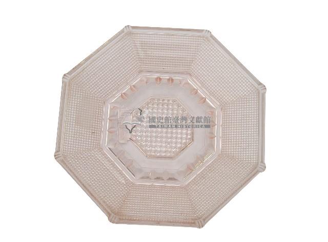 八角形網紋玻璃盆藏品圖，第1張