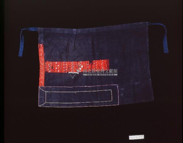 排灣族織紋深色裙片藏品圖，第1張