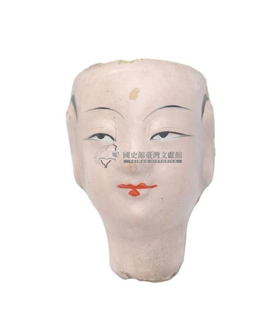 紙紮人臉孔紙糊面具藏品圖，第1張