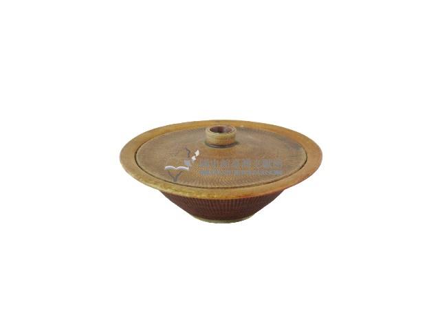 褐釉斗笠型蓋碗藏品圖，第1張