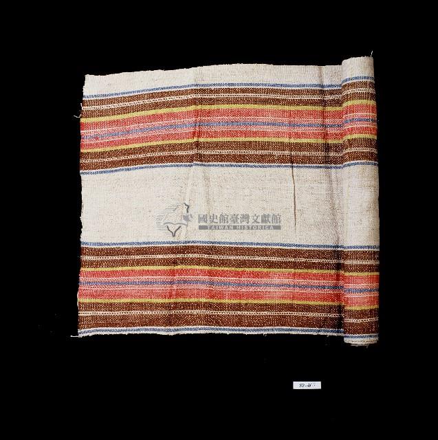 賽夏族條紋麻布藏品圖，第1張