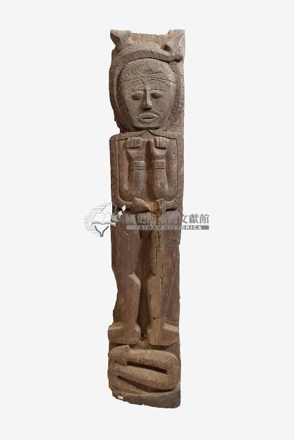 排灣族女像立柱藏品圖，第1張