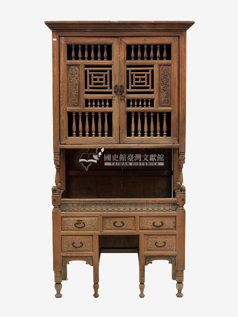 木製朱漆碗廚藏品圖，第1張