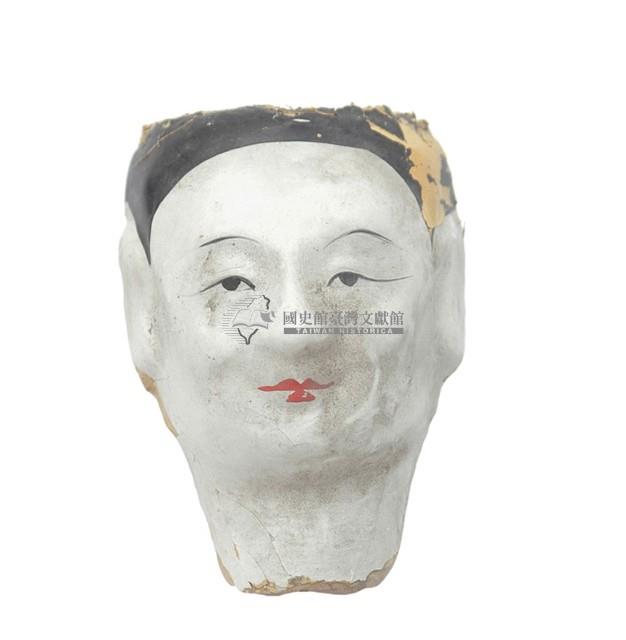 紙紮人臉孔紙糊面具藏品圖，第1張
