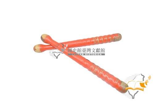 敦和里英義堂金獅陣鼓棒藏品圖，第1張