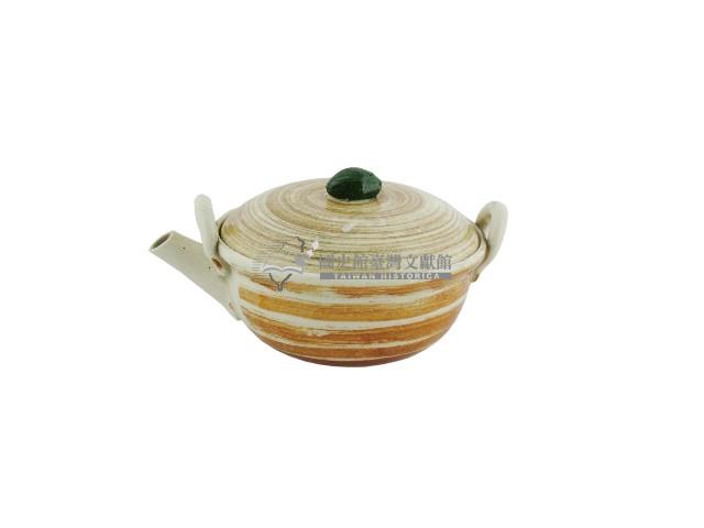 褐釉蓋碗壺藏品圖，第1張