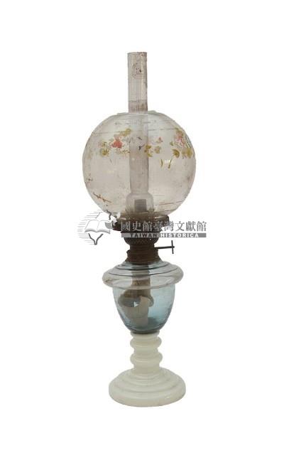 玻璃燈罩式油燈藏品圖，第1張