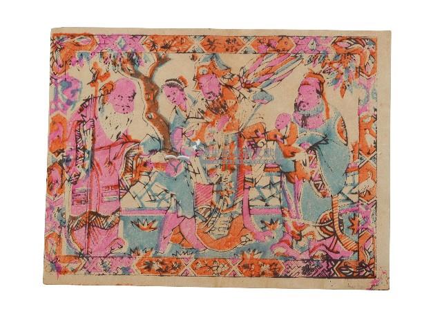 福祿壽版畫藏品圖，第1張