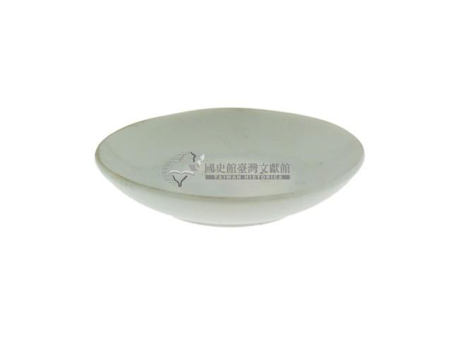 帶款白瓷碟藏品圖，第1張