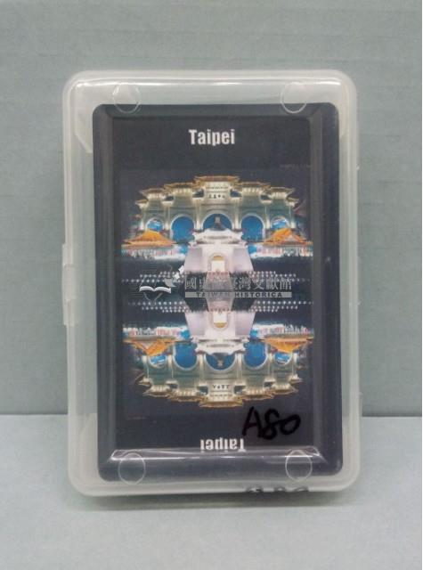 Taipei字樣倒影撲克牌藏品圖，第1張