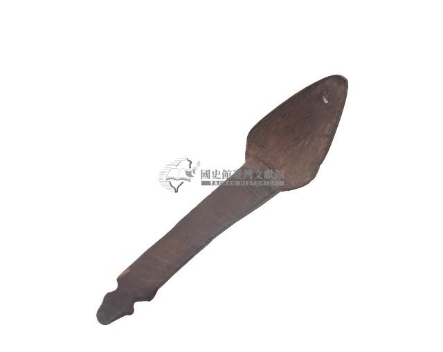 木色長柄木匙藏品圖，第1張