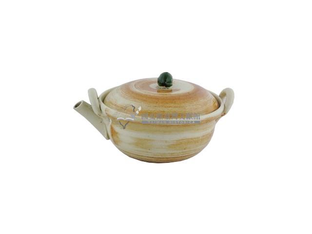 褐釉蓋碗壺藏品圖，第1張