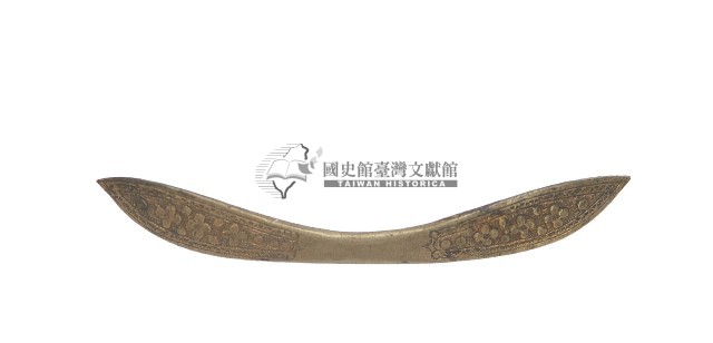 金屬製雕花髮釵藏品圖，第1張