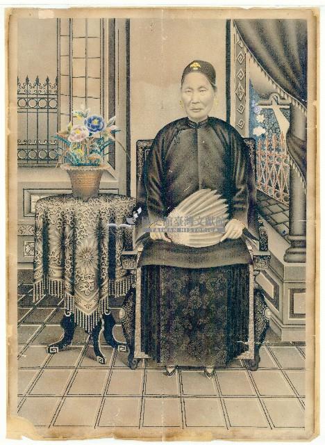 昔時女性長輩之畫像藏品圖，第1張