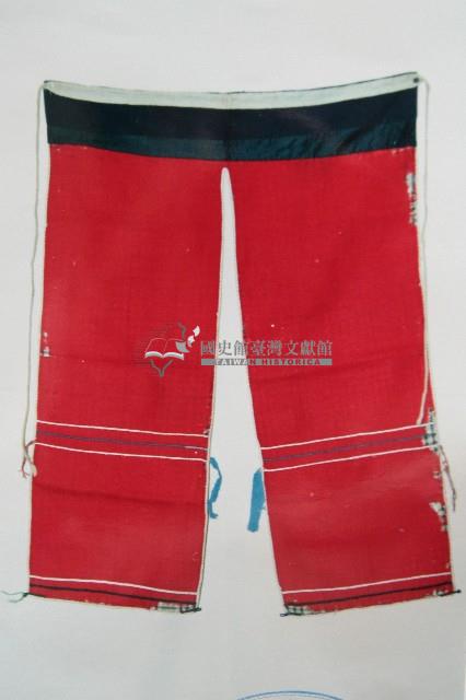 阿美族綁腿褲藏品圖，第1張